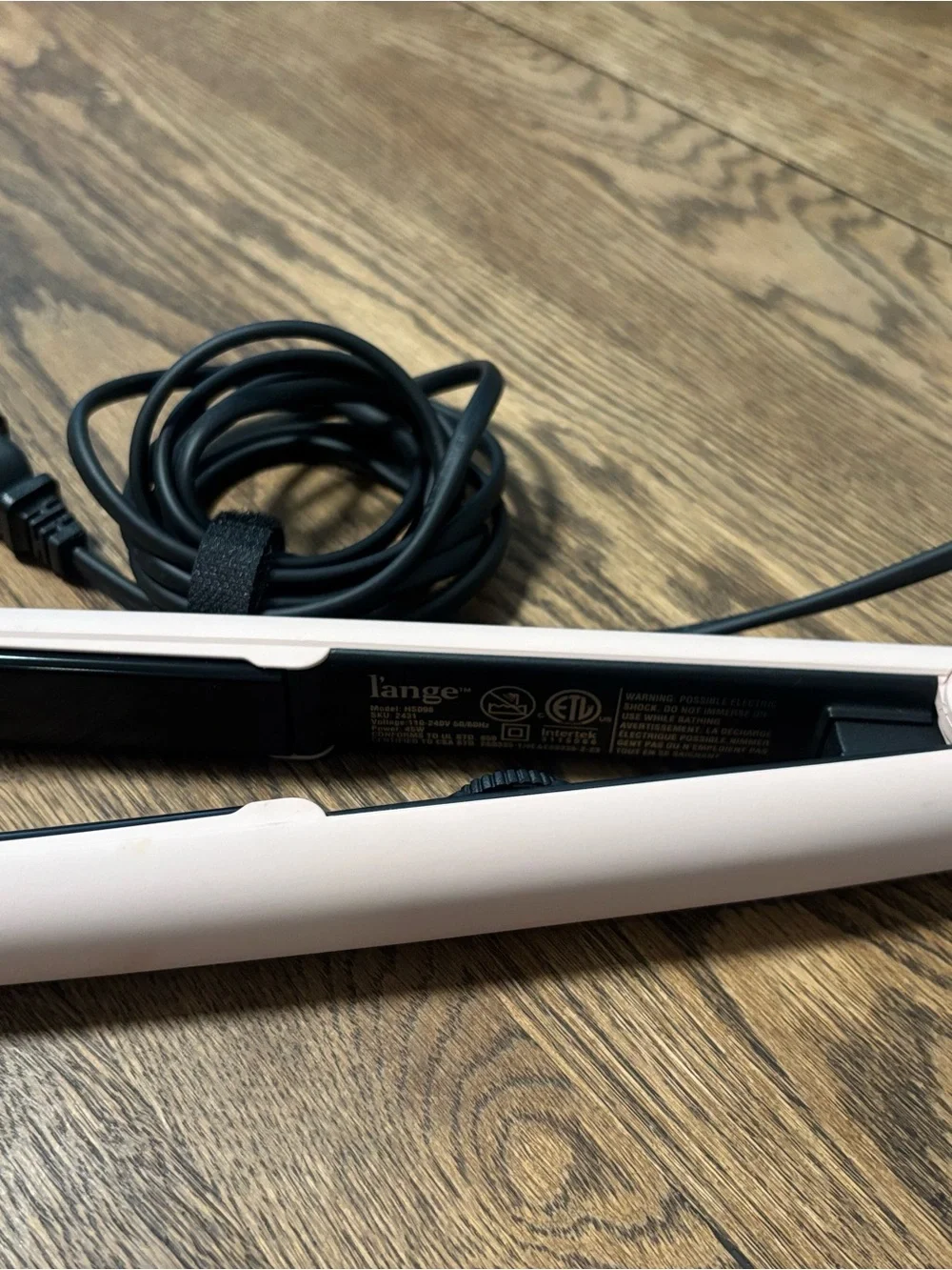 Lange hair straightener